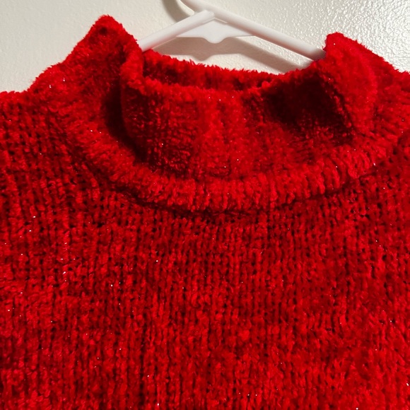 American Weekend red turtleneck sweater - Picture 9 of 11